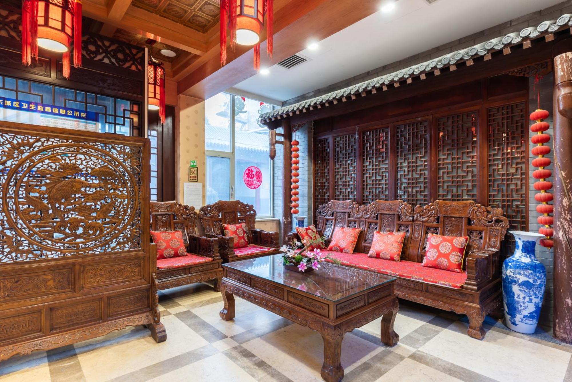 Chinese Culture Boutique Hotel-Tangfu,Traditional Chinese Theme,Heart Of Beijing,Near Forbidden City,Tiananmen Square,Hutongs,Metro Access,Free Coffee,Tea,Laundry Eksteriør bilde