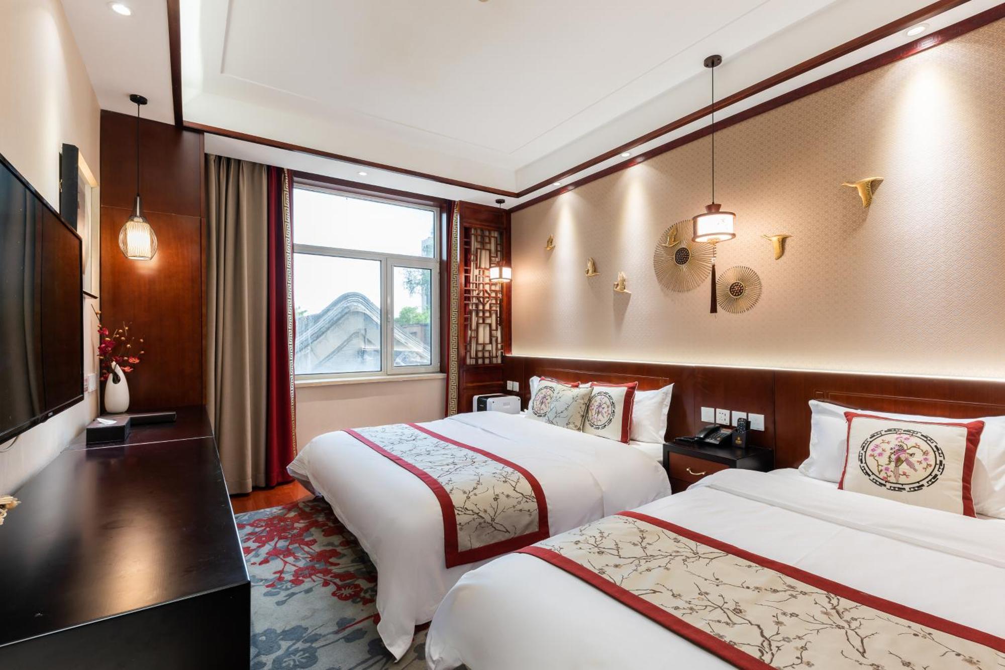 Chinese Culture Boutique Hotel-Tangfu,Traditional Chinese Theme,Heart Of Beijing,Near Forbidden City,Tiananmen Square,Hutongs,Metro Access,Free Coffee,Tea,Laundry Eksteriør bilde