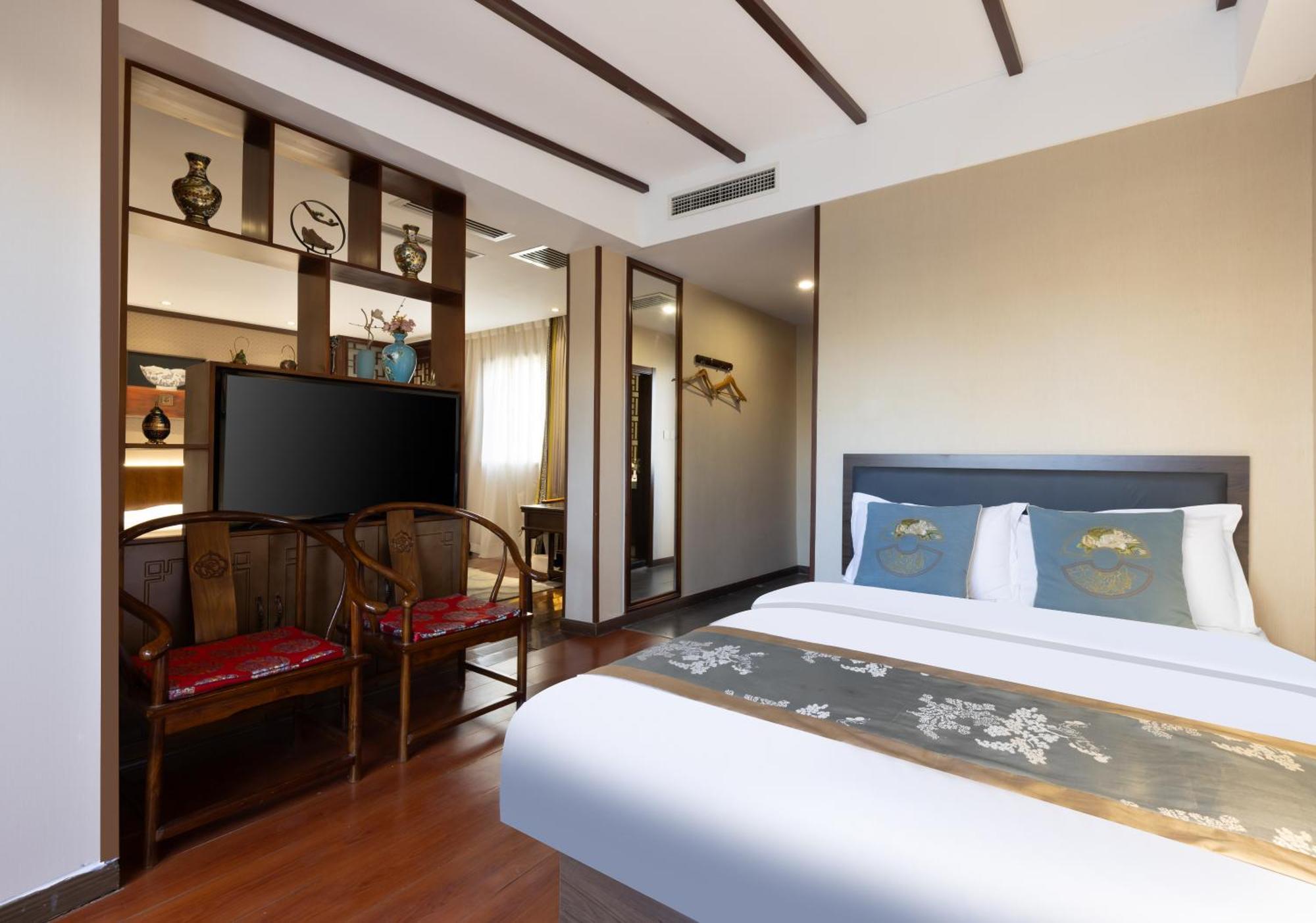 Chinese Culture Boutique Hotel-Tangfu,Traditional Chinese Theme,Heart Of Beijing,Near Forbidden City,Tiananmen Square,Hutongs,Metro Access,Free Coffee,Tea,Laundry Rom bilde