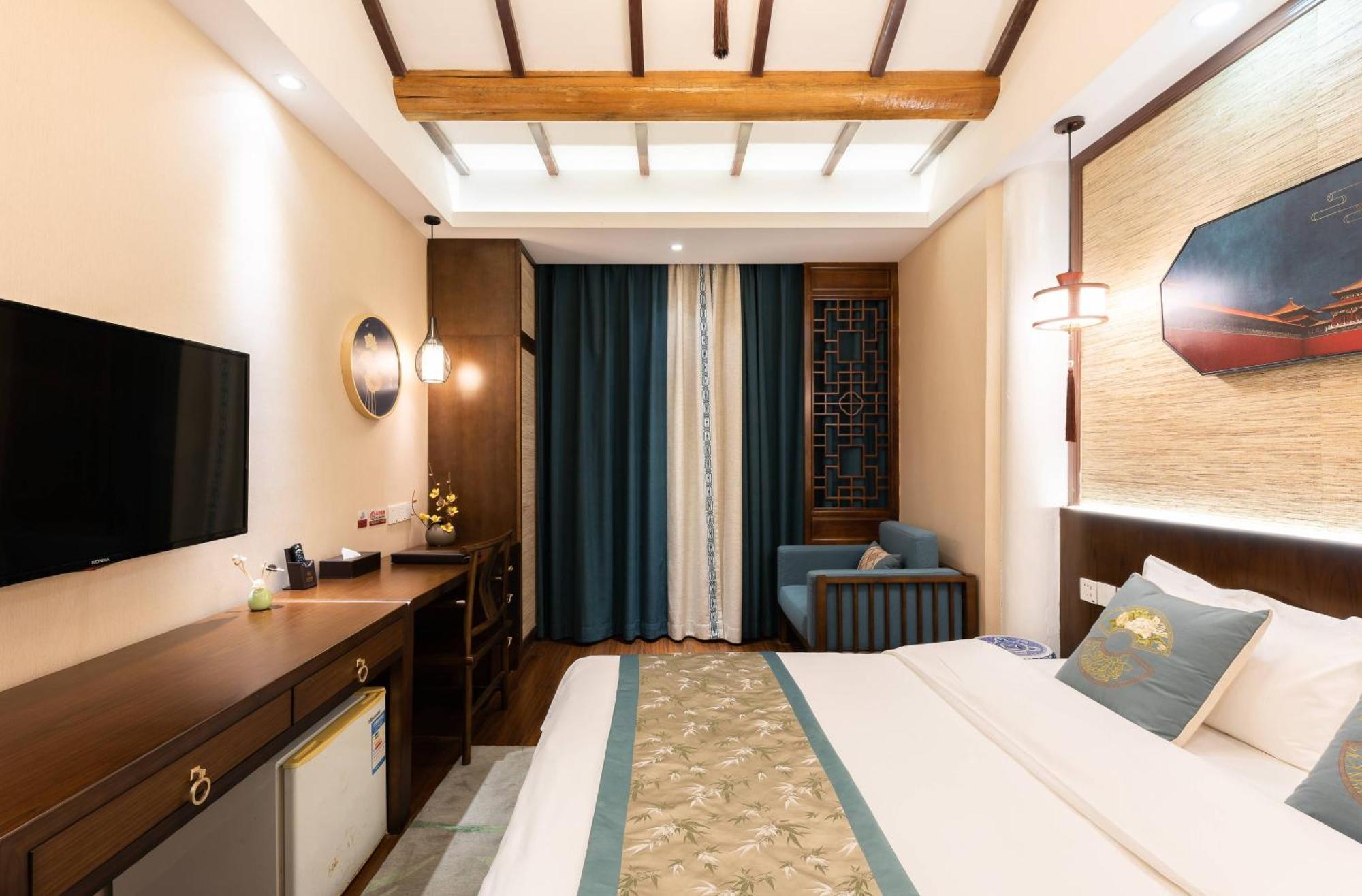 Chinese Culture Boutique Hotel-Tangfu,Traditional Chinese Theme,Heart Of Beijing,Near Forbidden City,Tiananmen Square,Hutongs,Metro Access,Free Coffee,Tea,Laundry Rom bilde